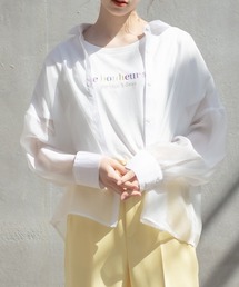 OLIVE des OLIVE | オーガンジーゆるシャツ(シャツ/ブラウス)