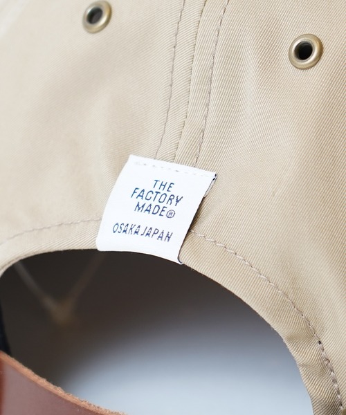 THE FACTORY MADE（ザ ファクトリー メイド）の「THE FACTORY MADE/ ８パネルキャップ（キャップ・メンズ・ベージュ/ネイビー/グリーン・60cm/58cm）」の13枚目の写真