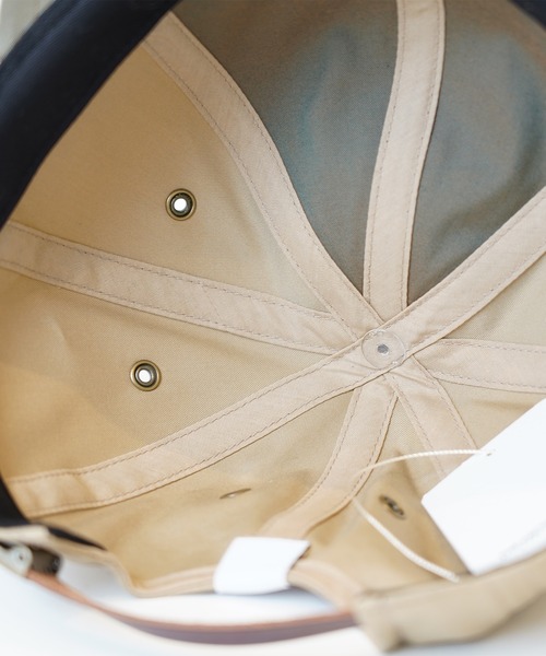 THE FACTORY MADE（ザ ファクトリー メイド）の「THE FACTORY MADE/ ８パネルキャップ（キャップ・メンズ・ベージュ/ネイビー/グリーン・60cm/58cm）」の4枚目の写真