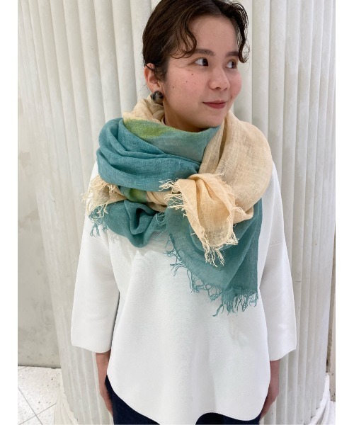 BEARDSLEY（ビアズリー）の「《EXQUISITE J》ストール（ストール/ショール・レディース・ブラック/レッド/イエロー・FREE）」の10枚目の写真