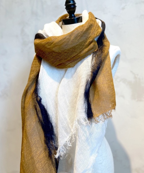 BEARDSLEY（ビアズリー）の「《EXQUISITE J》ストール（ストール/ショール・レディース・ブラック/レッド/イエロー・FREE）」の18枚目の写真