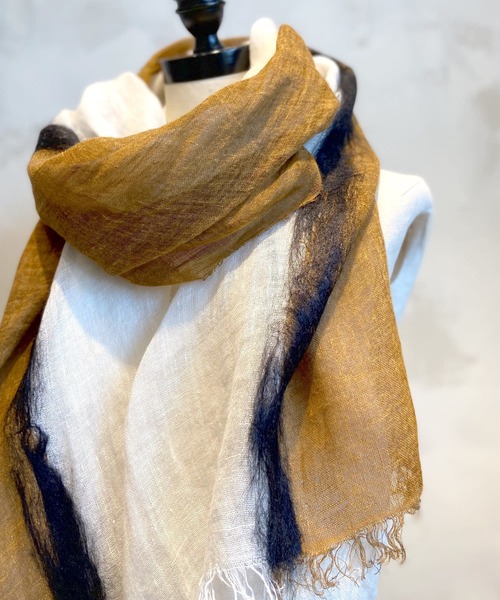 BEARDSLEY（ビアズリー）の「《EXQUISITE J》ストール（ストール/ショール・レディース・ブラック/レッド/イエロー・FREE）」の20枚目の写真