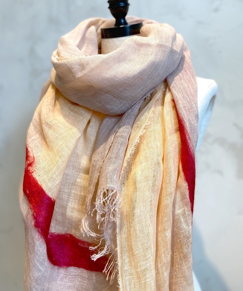 BEARDSLEY（ビアズリー）の「《EXQUISITE J》ストール（ストール/ショール・レディース・ブラック/レッド/イエロー・FREE）」の21枚目の写真