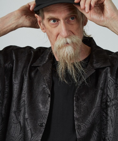 UNSELDs(アンセルズ)の「【UNSELDs アンセルズ】立体ジャガード S/S シャツ(シャツ/ブラウス・メンズ・ブルー/ブラック・L/M)」の5枚目の写真