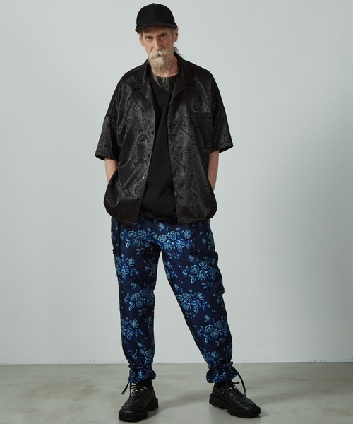 UNSELDs(アンセルズ)の「【UNSELDs アンセルズ】立体ジャガード S/S シャツ(シャツ/ブラウス・メンズ・ブルー/ブラック・L/M)」の11枚目の写真