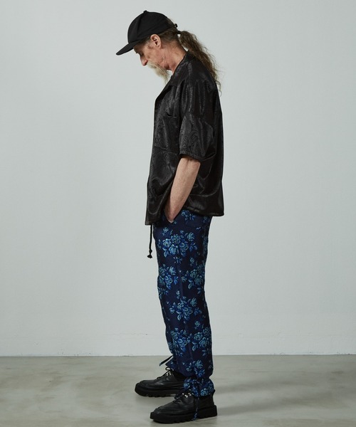 UNSELDs(アンセルズ)の「【UNSELDs アンセルズ】立体ジャガード S/S シャツ(シャツ/ブラウス・メンズ・ブルー/ブラック・L/M)」の8枚目の写真