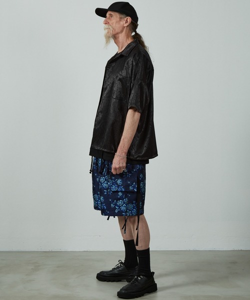 UNSELDs(アンセルズ)の「【UNSELDs アンセルズ】立体ジャガード S/S シャツ(シャツ/ブラウス・メンズ・ブルー/ブラック・L/M)」の16枚目の写真