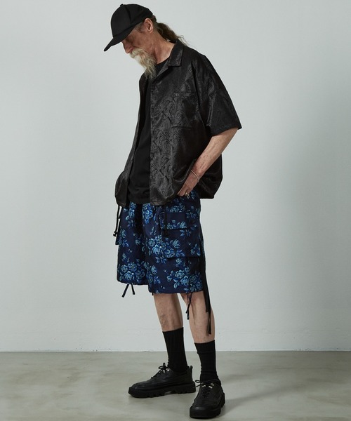 UNSELDs(アンセルズ)の「【UNSELDs アンセルズ】立体ジャガード S/S シャツ(シャツ/ブラウス・メンズ・ブルー/ブラック・L/M)」の17枚目の写真