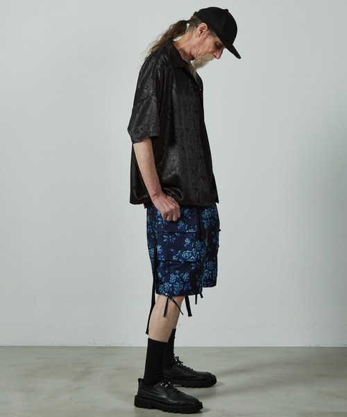 UNSELDs(アンセルズ)の「【UNSELDs アンセルズ】立体ジャガード S/S シャツ(シャツ/ブラウス・メンズ・ブルー/ブラック・L/M)」の18枚目の写真