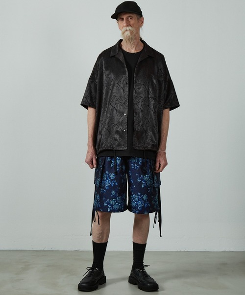 UNSELDs(アンセルズ)の「【UNSELDs アンセルズ】立体ジャガード S/S シャツ(シャツ/ブラウス・メンズ・ブルー/ブラック・L/M)」の15枚目の写真