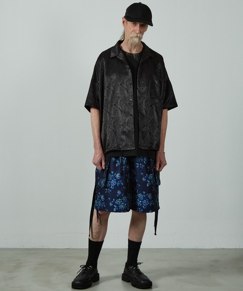 UNSELDs(アンセルズ)の「【UNSELDs アンセルズ】立体ジャガード S/S シャツ(シャツ/ブラウス・メンズ・ブルー/ブラック・L/M)」の19枚目の写真