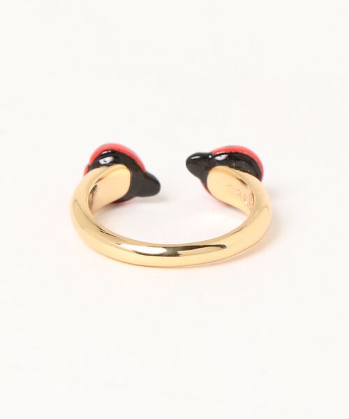 NACH（ナッシュ）の「【NACH(ナッシュ)】てんとう虫・バードリング（リング・レディース・レッド/オレンジ・FREE）」の3枚目の写真