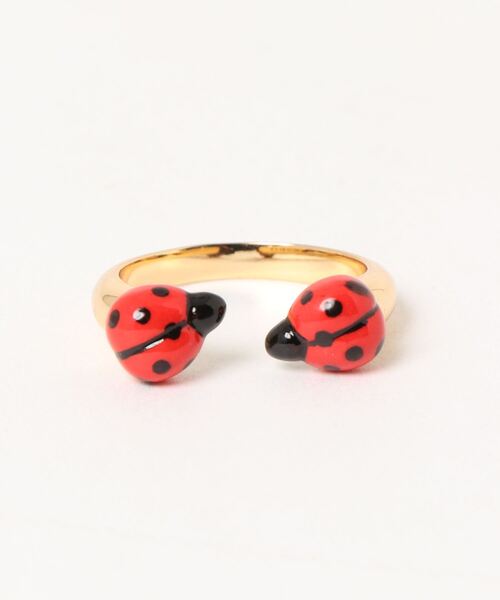 NACH（ナッシュ）の「【NACH(ナッシュ)】てんとう虫・バードリング（リング・レディース・レッド/オレンジ・FREE）」の12枚目の写真
