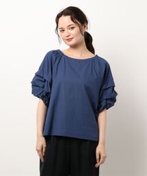 INTERPLANET | コットンホイップスリーブブラウス(シャツ/ブラウス)