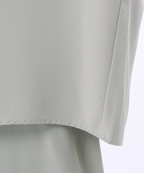 tk.TAKEO KIKUCHI（ティーケータケオキクチ）の「◆【WEB限定】ナメラカシャツセットアップ＋サコッシュ（シャツ＋パンツ＋バッグの夏コーデ3点セット）（シャツ/ブラウス・メンズ・ブラック/グレー/ライトグリーン・01/02/03）」の6枚目の写真