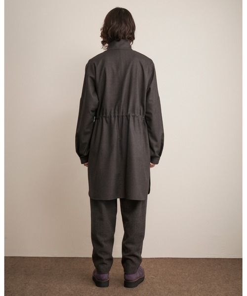 And A（アンドエー）の「TROVE トローブ / VALO SHIRT COAT ヴァロ 2WAYオーバーサイズシャツコート セットアップ / 65SHT01（その他アウター・メンズ・チャコールグレー/ブラウン系その他・2/3/1）」の6枚目の写真