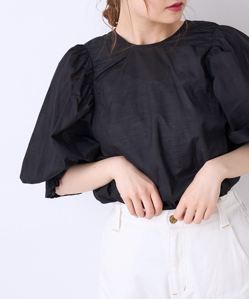PUAL CE CIN（ピュアルセシン）の「【WEB限定】80ボイル袖フリル
