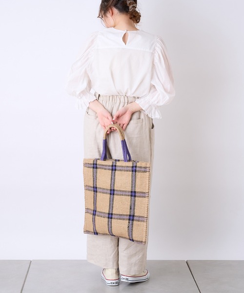 PUAL CE CIN(ピュアルセシン)の「【WEB限定】80ボイル袖フリルブラウス(シャツ/ブラウス・レディース・ベージュ/ブラック/ホワイト・FREE)」の11枚目の写真