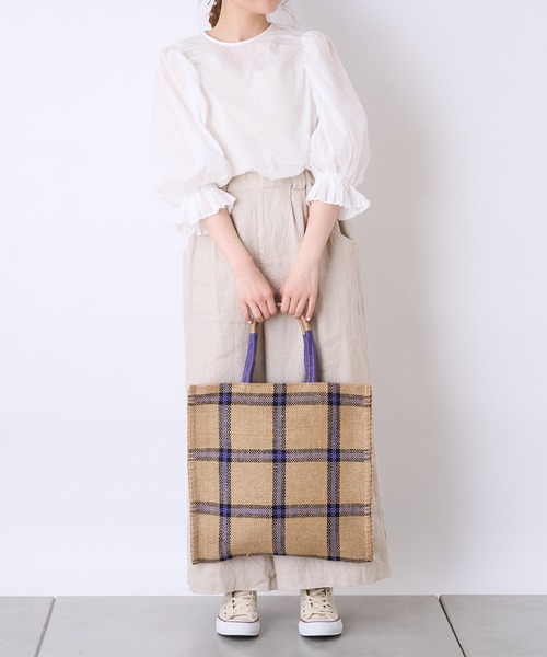 PUAL CE CIN(ピュアルセシン)の「【WEB限定】80ボイル袖フリルブラウス(シャツ/ブラウス・レディース・ベージュ/ブラック/ホワイト・FREE)」の9枚目の写真