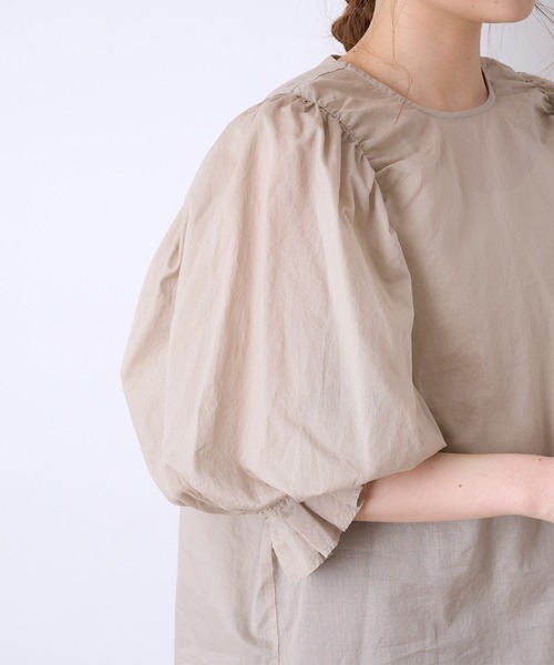 PUAL CE CIN(ピュアルセシン)の「【WEB限定】80ボイル袖フリルブラウス(シャツ/ブラウス・レディース・ベージュ/ブラック/ホワイト・FREE)」の17枚目の写真