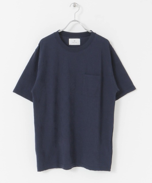 URBAN RESEARCH Sonny Label(アーバンリサーチサニーレーベル)の「さらさらジャガードTシャツ(Tシャツ/カットソー・メンズ・ネイビー/グレー/オフホワイト・MEDIUM/LARGE)」の11枚目の写真