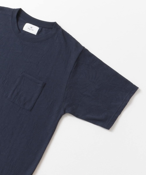 URBAN RESEARCH Sonny Label(アーバンリサーチサニーレーベル)の「さらさらジャガードTシャツ(Tシャツ/カットソー・メンズ・ネイビー/グレー/オフホワイト・MEDIUM/LARGE)」の12枚目の写真