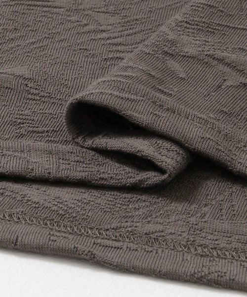 URBAN RESEARCH Sonny Label(アーバンリサーチサニーレーベル)の「さらさらジャガードTシャツ(Tシャツ/カットソー・メンズ・ネイビー/グレー/オフホワイト・MEDIUM/LARGE)」の16枚目の写真