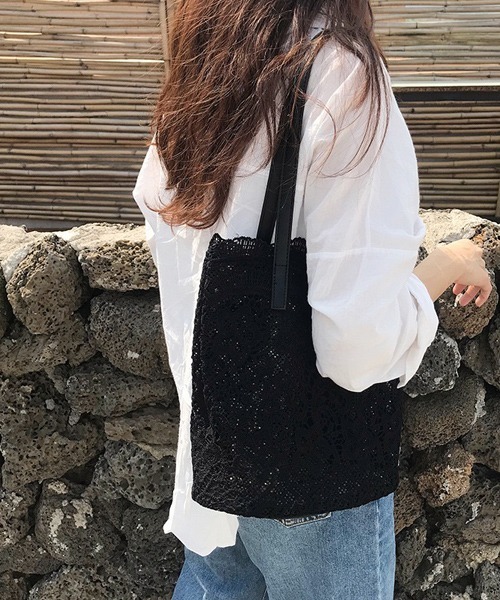 Passion(パッション)の「総レースショルダー/ハンドバッグ(ショルダーバッグ・レディース・ベージュ/ホワイト/ブラック・FREE)」の19枚目の写真