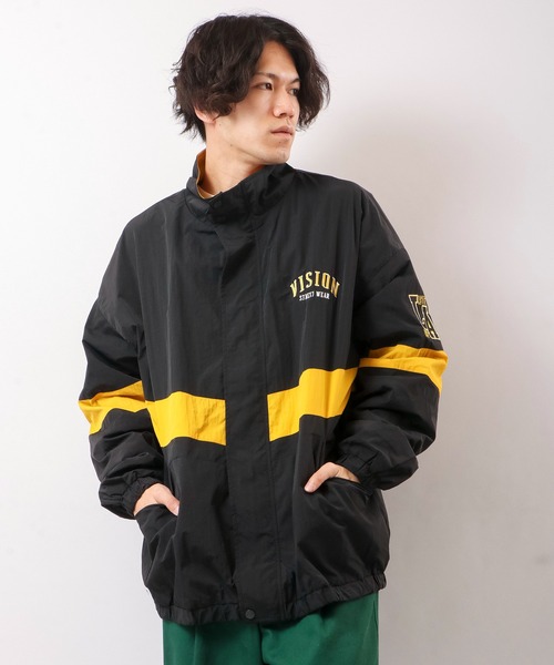 VISION STREET WEAR（ヴィジョンストリートウェア）の「VISION STREET WEAR ヴィンテージワッペンナイロンブルゾン（ブルゾン・メンズ・ホワイト/ターコイズブルー/ブラック/ブラック系その他/ブラック系その他2・LL/L/M）」の4枚目の写真