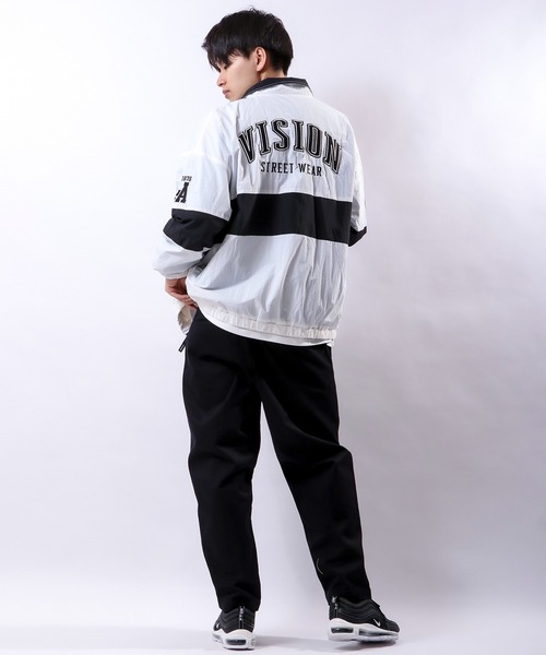 VISION STREET WEAR（ヴィジョンストリートウェア）の「VISION STREET WEAR ヴィンテージワッペンナイロンブルゾン（ブルゾン・メンズ・ホワイト/ターコイズブルー/ブラック/ブラック系その他/ブラック系その他2・LL/L/M）」の9枚目の写真