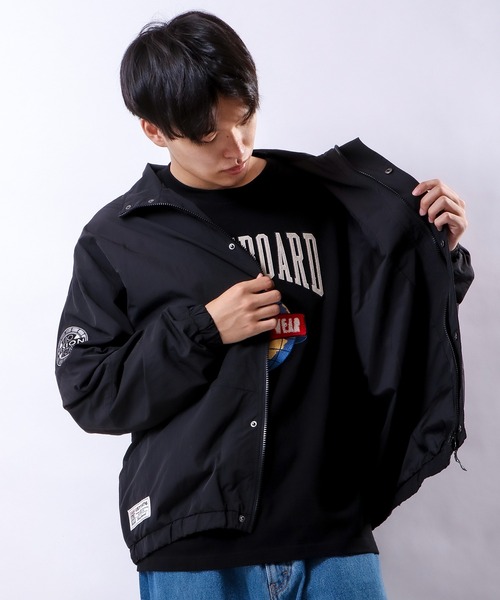 VISION STREET WEAR（ヴィジョンストリートウェア）の「VISION STREET WEAR ヴィンテージワッペンナイロンブルゾン（ブルゾン・メンズ・ホワイト/ターコイズブルー/ブラック/ブラック系その他/ブラック系その他2・LL/L/M）」の11枚目の写真