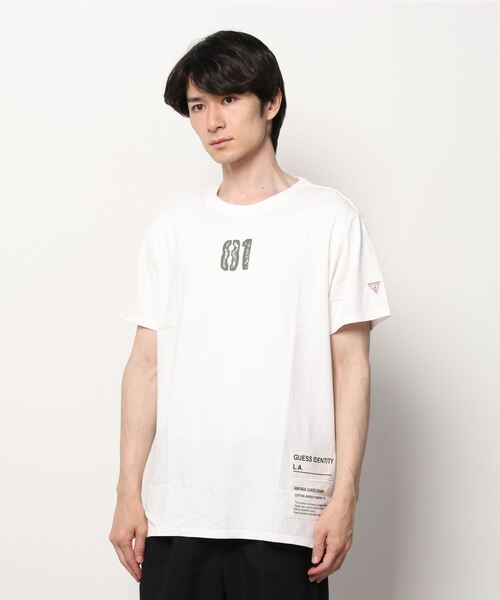Guess（ゲス）の「Authstyle Tee（Tシャツ/カットソー・メンズ・ブラック/ホワイト・SMALL/MEDIUM/LARGE）」の2枚目の写真