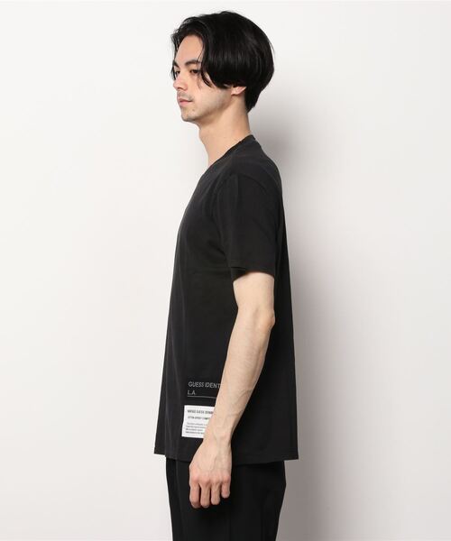 Guess（ゲス）の「Authstyle Tee（Tシャツ/カットソー・メンズ・ブラック/ホワイト・SMALL/MEDIUM/LARGE）」の9枚目の写真