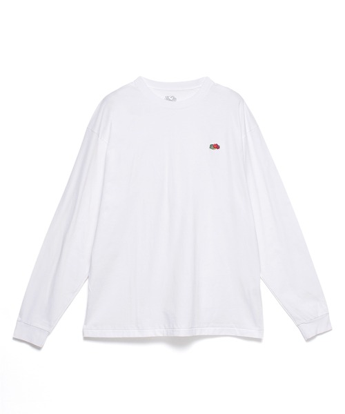 FRUIT OF THE LOOM(フルーツオブザルーム)の「ワッペン付L/S Tシャツ / ロンT / 長袖 / トップス / シンプル / カジュアル / 無地 / ワンポイント / ユニセックス(Tシャツ/カットソー・レディース・ホワイト/ブラック・M/L/XL)」の19枚目の写真
