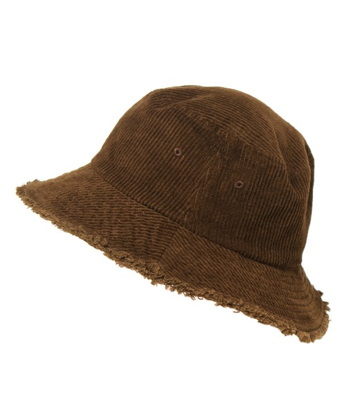 14+（イチヨンプラス）の「コーデュロイフリンジバケットハット（ハット・レディース・ブラック/ブラウン/オフホワイト/ベージュ・FREE）」の6枚目の写真