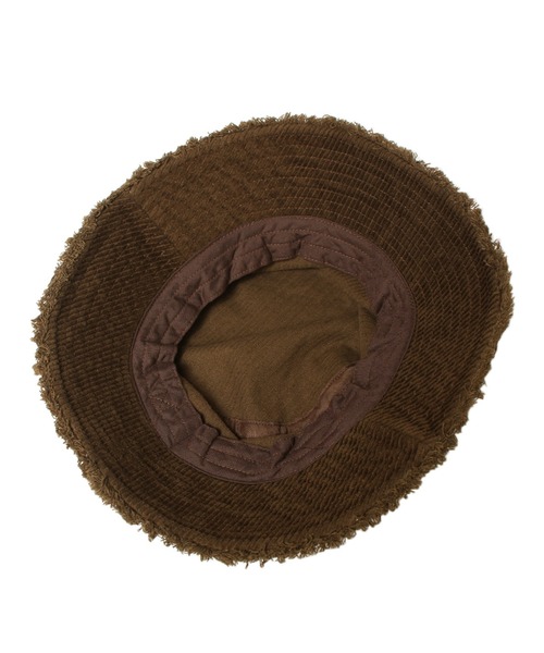 14+（イチヨンプラス）の「コーデュロイフリンジバケットハット（ハット・レディース・ブラック/ブラウン/オフホワイト/ベージュ・FREE）」の8枚目の写真
