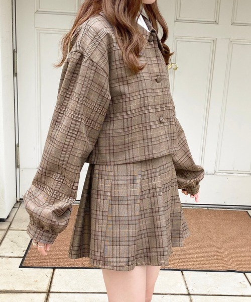 apres jour（アプレジュール）の「ショートジャケット【ZOZOTOWN限定アイテム】【7PO】（テーラードジャケット・レディース・ライトブラウン/ブラウン系その他/ベージュ/ライトベージュ・フリー/X-LARGE）」の10枚目の写真