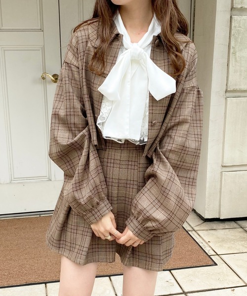 apres jour（アプレジュール）の「ショートジャケット【ZOZOTOWN限定アイテム】【7PO】（テーラードジャケット・レディース・ライトブラウン/ブラウン系その他/ベージュ/ライトベージュ・フリー/X-LARGE）」の12枚目の写真