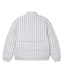 Stussy ストライプ柄 ダウンジャケット M STUSSY ダウン Stussy ストライプ柄 ダウンジャケット M STUSSY ダウン
