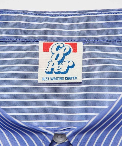 WHO'S WHO gallery（フーズフーギャラリー）の「COOPERワークシャツ（シャツ/ブラウス・メンズ・ホワイト×ブルー/ネイビー×ホワイト・FREE）」の15枚目の写真