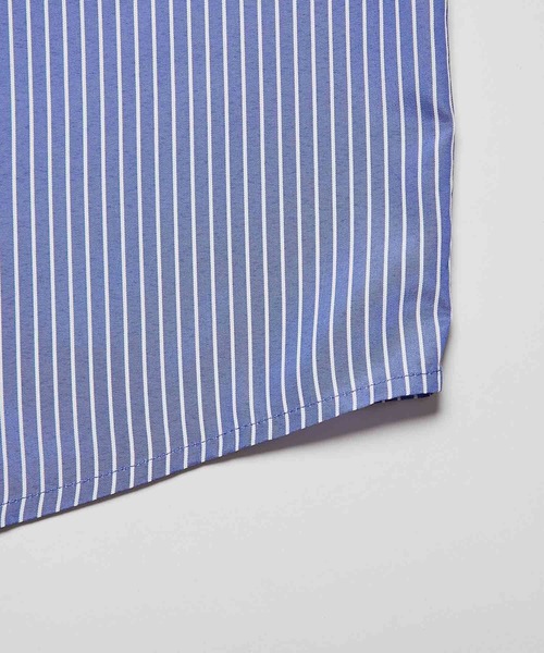 WHO'S WHO gallery（フーズフーギャラリー）の「COOPERワークシャツ（シャツ/ブラウス・メンズ・ホワイト×ブルー/ネイビー×ホワイト・FREE）」の21枚目の写真