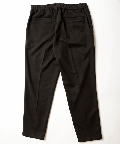 UNION STATION（ユニオンステーション）の「エアリーフラノノータックスラックス【セットアップ対応】（スラックス・メンズ・ブラック/グレイッシュベージュ/チャコール・S/M/L）」の20枚目の写真