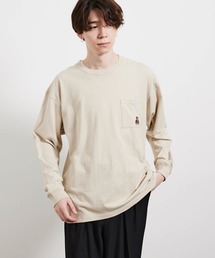 JUNRED | BEARエンブロイダリーワンポイントロンT(Tシャツ/カットソー)