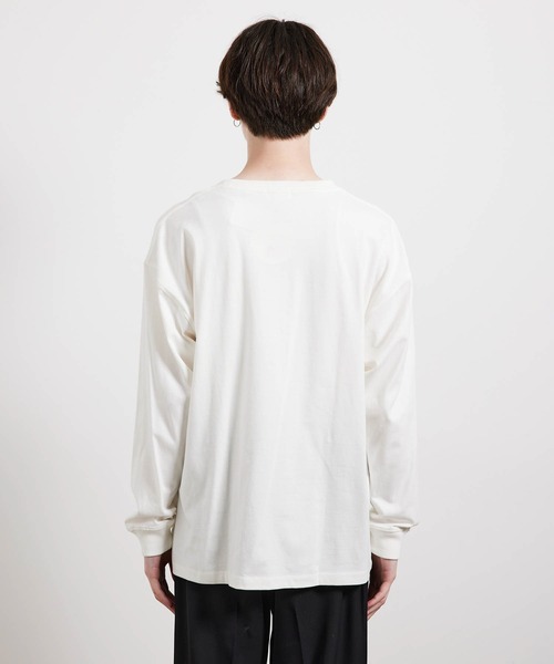 JUNRED（ジュンレッド）の「ベアロングTシャツ（Tシャツ/カットソー・メンズ・ホワイト/ベージュ/グリーン/ネイビー・M/L/LL）」の15枚目の写真