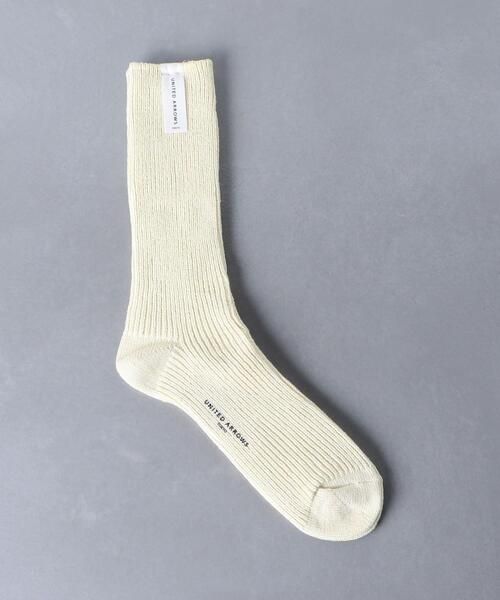 UNITED ARROWS（ユナイテッドアローズ）の「リブ ソックス（ソックス/靴下・メンズ・ブラック/ホワイト/ダークグリーン/パープル/ネイビー/レッド/ターコイズブルー/イエロー/ダークグレー/モカ/ライトグレー/ベージュ/ライム/オレンジ/ケリー/オリーブ/コバルトブルー/ライトブルー・FREE）」の6枚目の写真