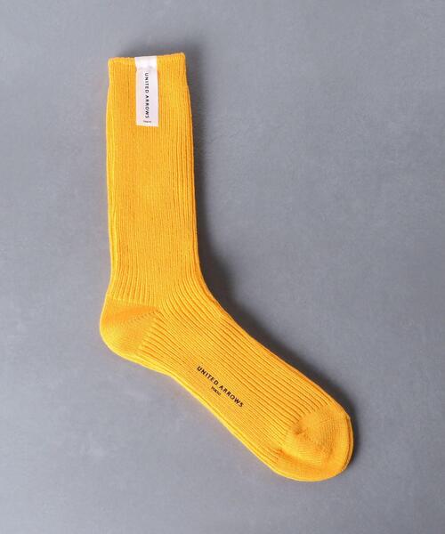 UNITED ARROWS（ユナイテッドアローズ）の「リブ ソックス（ソックス/靴下・メンズ・ブラック/ホワイト/ダークグリーン/パープル/ネイビー/レッド/ターコイズブルー/イエロー/ダークグレー/モカ/ライトグレー/ベージュ/ライム/オレンジ/ケリー/オリーブ/コバルトブルー/ライトブルー・FREE）」の16枚目の写真