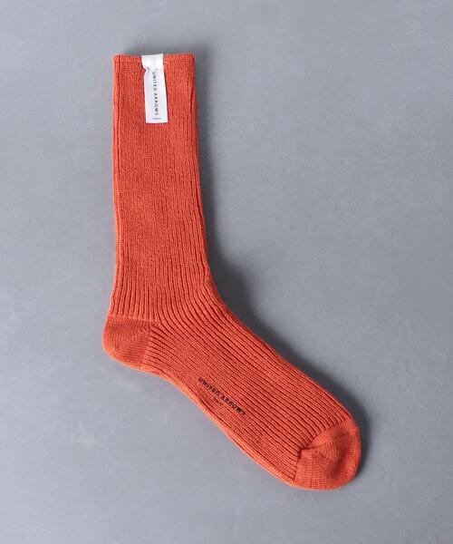 UNITED ARROWS（ユナイテッドアローズ）の「リブ ソックス（ソックス/靴下・メンズ・ブラック/ホワイト/ダークグリーン/パープル/ネイビー/レッド/ターコイズブルー/イエロー/ダークグレー/モカ/ライトグレー/ベージュ/ライム/オレンジ/ケリー/オリーブ/コバルトブルー/ライトブルー・FREE）」の18枚目の写真