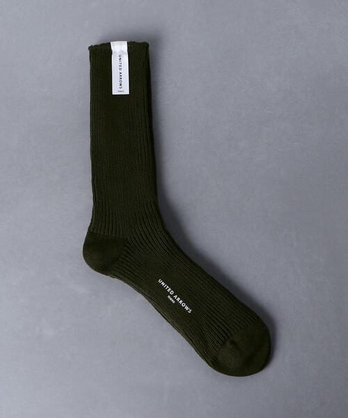 UNITED ARROWS（ユナイテッドアローズ）の「リブ ソックス（ソックス/靴下・メンズ・ブラック/ホワイト/ダークグリーン/パープル/ネイビー/レッド/ターコイズブルー/イエロー/ダークグレー/モカ/ライトグレー/ベージュ/ライム/オレンジ/ケリー/オリーブ/コバルトブルー/ライトブルー・FREE）」の7枚目の写真