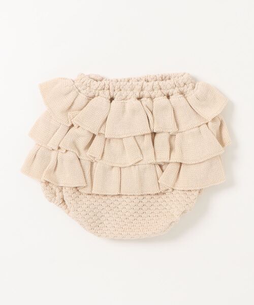 mimi poupons（ミミプポン）の「フリルパンツ ニット アイボリー（その他ベビー用品・キッズ・アイボリー・ONE SIZE）」の3枚目の写真
