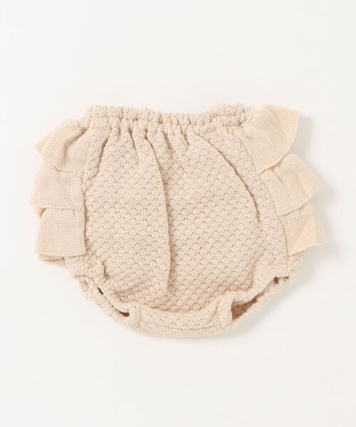 mimi poupons（ミミプポン）の「フリルパンツ ニット アイボリー（その他ベビー用品・キッズ・アイボリー・ONE SIZE）」の4枚目の写真